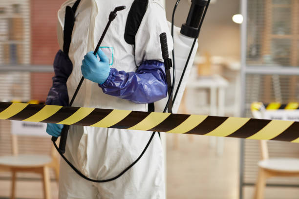 Professional Biohazard Cleanup technician working in Big Oak Flat, CA
